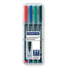 Penne Lumocolor Permanent 4 Colori Assortiti 0.6 Mm Fine