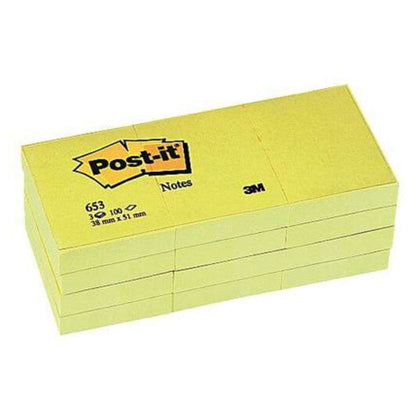 Cf.12 Post-It 653 Giallo 38X51 X1