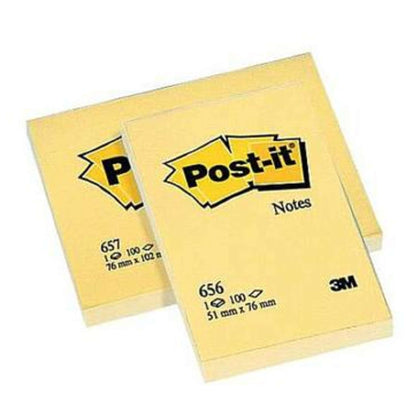 Cf.12 Post-It 656 Giallo 51X76 X1