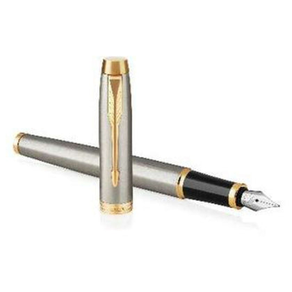 Penna Parker Stilo Im Brushed Metal Gt X1