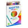 Scatola 36 Pastelli Giotto Stilnovo 2567 X6