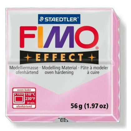 Panetto Fimo Soft Eff. 205 Rosa Past. X1