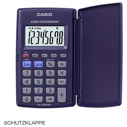 Calcolatrice 8 Cifre Casio Tascabile Hl820 X1