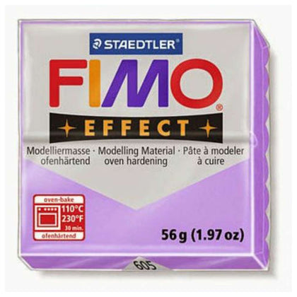 Panetto Fimo Soft Eff. 605 Lilla Past. X1