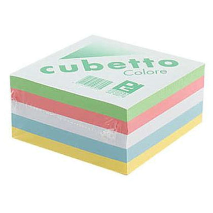 Cubetto Carta Colorato 9X9  X1