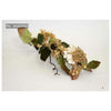 Ramo C/Fiori Dec.Gold/Cream L76Cm X1