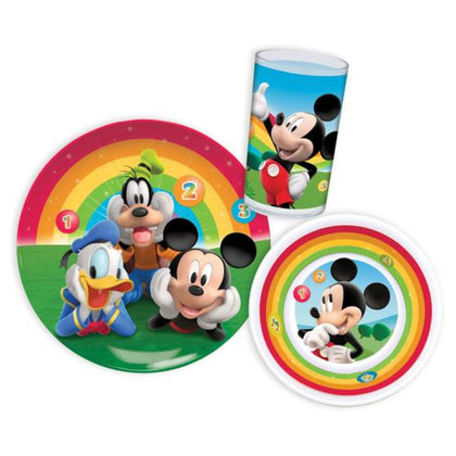 Set 3Pz Pappa Melamina Mickey 48860-49144 X1