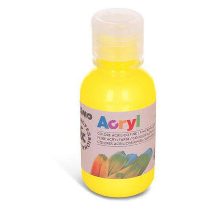 Fl.125Ml Colore Acrilico Giallo Primar. 201 Primo X1