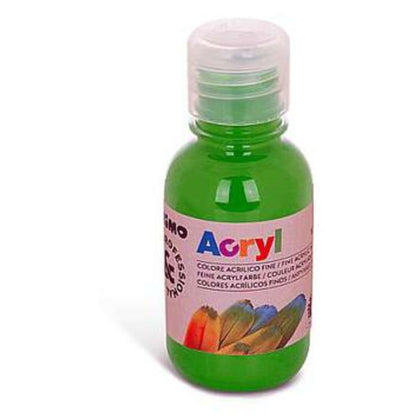 Fl.125Ml Colore Acrilico Verde Chiaro 600 Primo X1