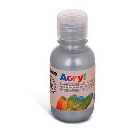 Fl.125Ml Colore Acrilico Argento 910 Primo X1