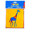 Set 6 Stencil In Pp Animali 761 Primo X1