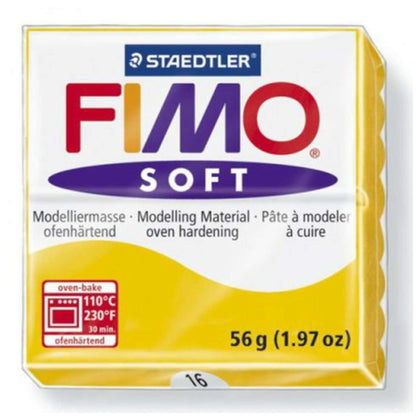 Panetto Fimo Soft 16 Giallo X1