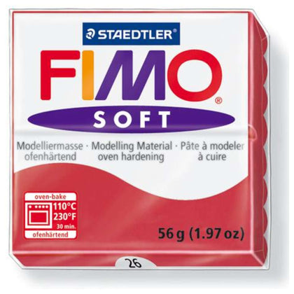 Panetto Fimo Soft 26 Ciliegia X1