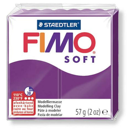 Panetto Fimo Soft 61 Porpora X1