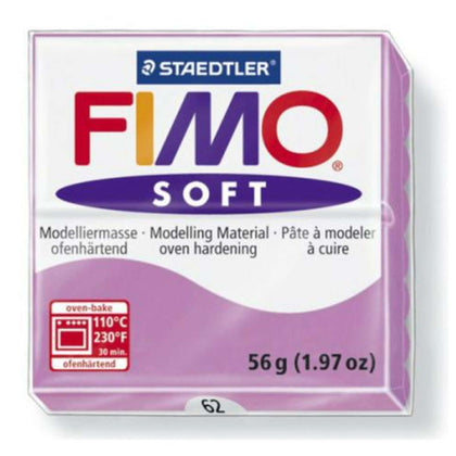 Panetto Fimo Soft 62 Lavanda X1