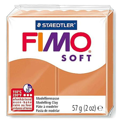 Panetto Fimo Soft 76 Cognac X1