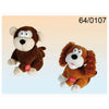 Peluche Cane Scimmia Con Suono 640107 X1