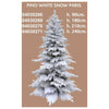 Albero Di Natale - Pino White Snow Paris - 90Cm - 244 Punte