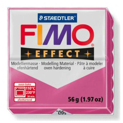 Panetto Fimo Soft Eff. 286 Rubino Quar. X1