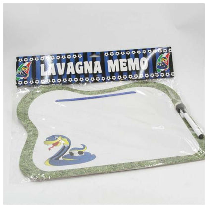 Lavagnetta Memo + Penna +Spugna Blu Nero X1