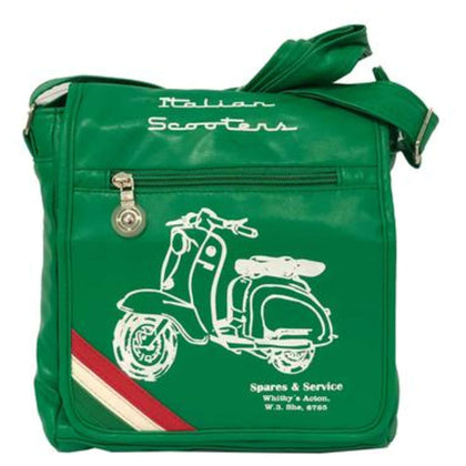 Tracolla Italian Scooters 30X26X8Cm Verde X1