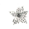 Stella Con Clip Bianco - Decorazione Albero Natale - X1