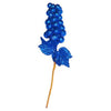 Pick Uva Glitter Blu 15Cm - Decorazione Albero Natale - X1