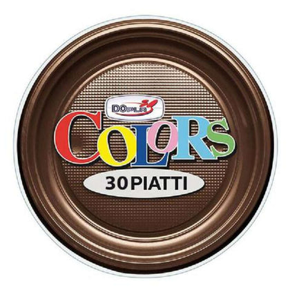 Cf.30 Piatti Piani Chocolate X1