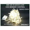 300 Led White Calda Trasp.Memory Control X1