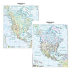 Cartina Geografica F/P America Nord X20