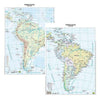 Cartina Geografica F/P America Sud + X20