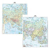 Cartina Geografica F/P Asia X20