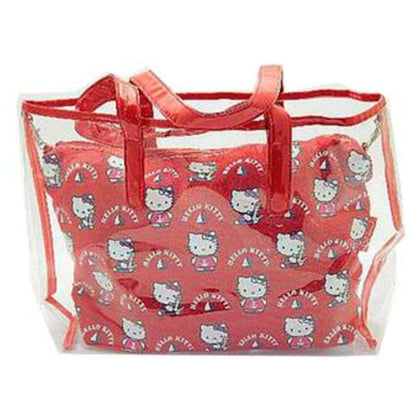 Borsa Mare Hello Kitty Rossa 0380 X1