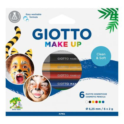 Cf.6 Matite Make Up Giotto 4740 Colori Classici X1