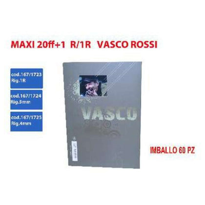 Maxi Quaderni 20+1Ff 80Gr Rigatura 1R Vasco Rossi X12