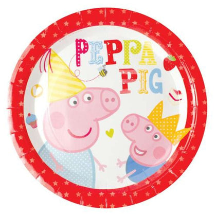 Cf.6 Piatti Cm23 Peppa Pig Pp-0480242 X1