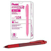 Penna Energel Klick 1.0 Bl110 Rosso X12