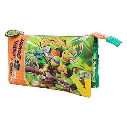 Bustina 2 Zip 3 Scomparti Turtles X1