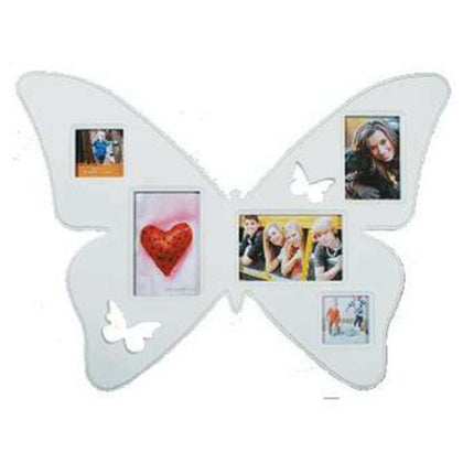 Portafoto Bianco Plastica Butterfly 94/2421 X1