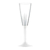 Cf.6 Calice Champagne Base Bianco X1