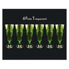Cf.6 Calice Champagne Colore Verde X1