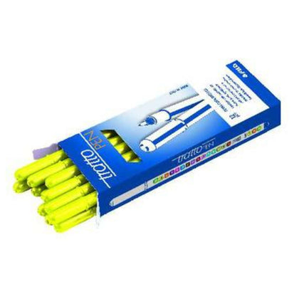 Tratto Pen Giallo Fluo X12