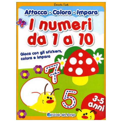 Numeri Da 1 A 10 - Colora E Impara