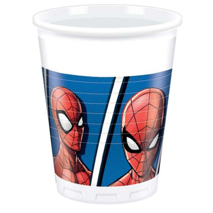 Cf.8 Bicchieri 200Ml Ultimate Spiderman 89447 X1