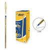 Cf.20 Penne Bic Cristal Shine Oro Blu  X1