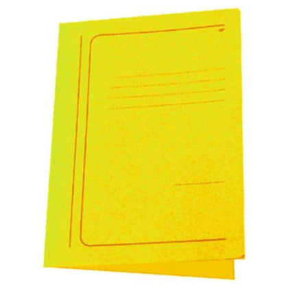 Cf.50 Cartelline 3L Con Stampa Giallino X1