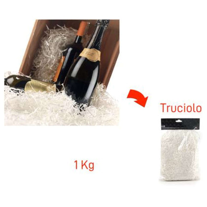 Cf. 1 Kg. Truciolo Trasparente Per Pacchi Regalo