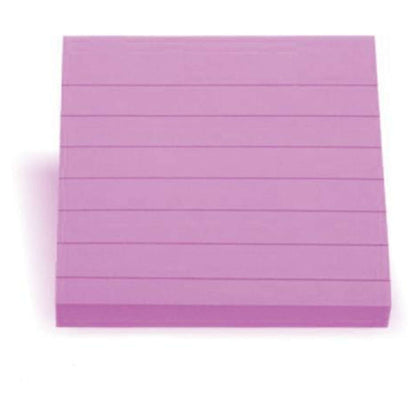 Memo Stick Rigato 76X76 Fucsia Fluo X6