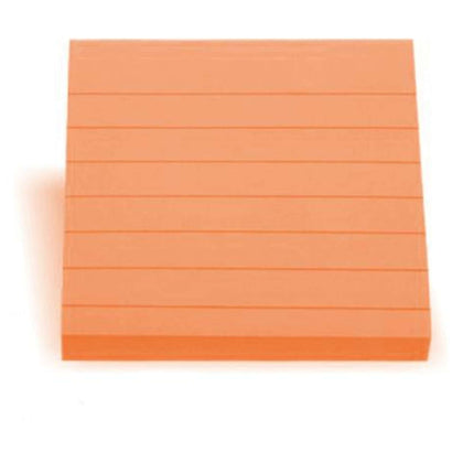 Memo Stick Rigato 76X76 Arancio Fluo X6