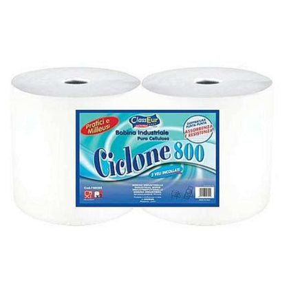 Bobina 800 Strappi Ciclone 3.3Kg X2
